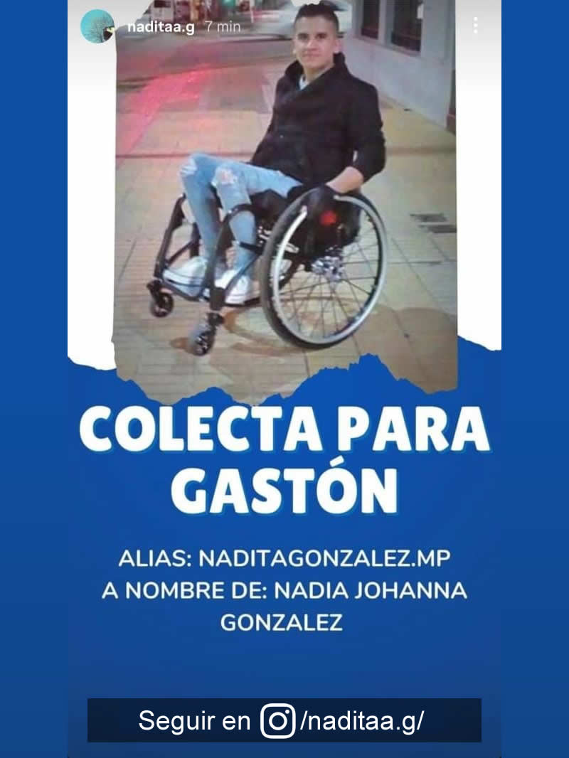 Colecta para gaston